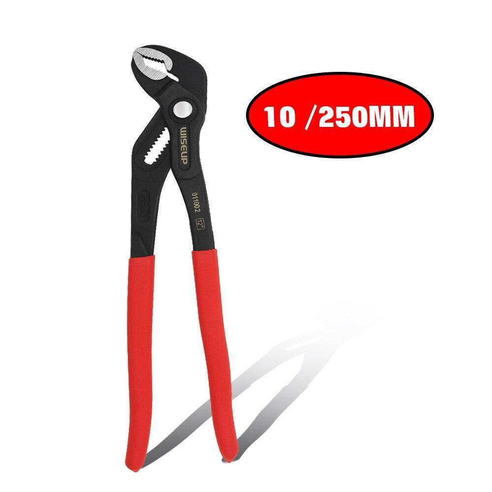 WISEUP 7"/10"/12" Универсальные регулируемые быстросъемные клещи для хомутов водопроводных труб с большим отверстием, бытовые ручные инструменты