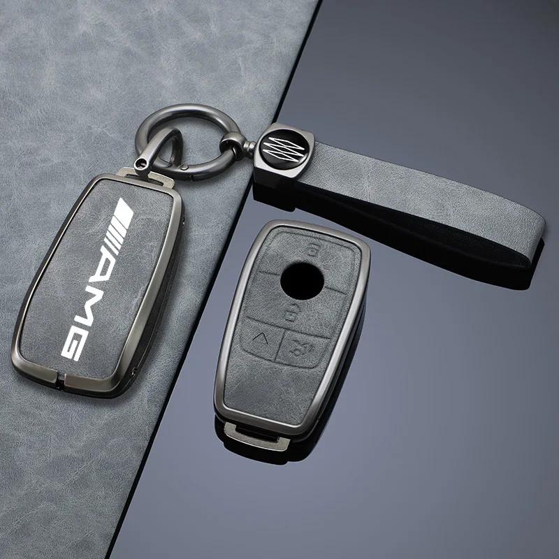 New 2025 Car Remote Key Case Cover Shell for 2019 2020 Mercedes-Benz A220 E63S AMG E-Class GLE 350 4MATIC E300 E400 E43 W213 Acc