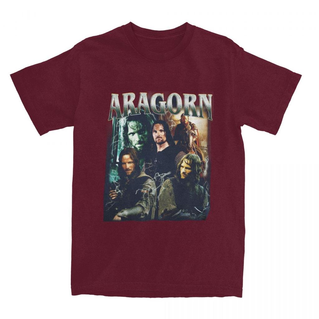 Vintage Aragorn Bootleg Unisex Women T Shirt Aragorn Viggo Mortensen Novelty Tee Shirt TShirt Pure Cotton Original Clothing