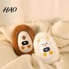 Winter Essential Warmers Cute Plush Hand Heater, Rechargeable Electric Portable Pocket Soft Mini Personal Heater for Outdoors Warm Outdoor Commuting
