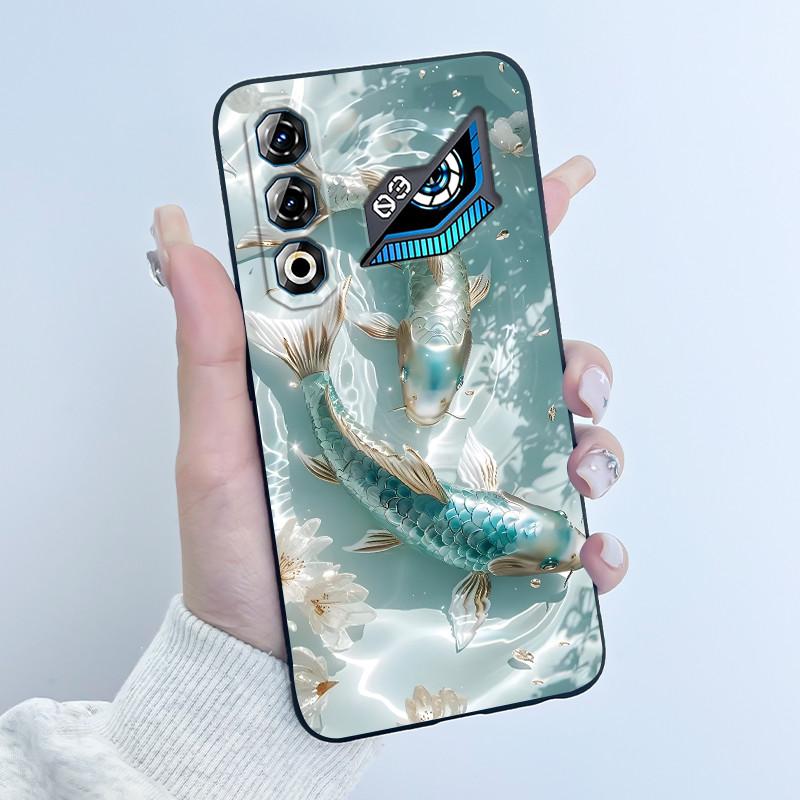 Чехол для ZTE Nubia Neo 3 GT 5G Z2465N Милый Кролик Черный Мягкий ТПУ Силикон Ударопрочный Задняя Крышка Для ZTE Nubia NEO3 GT 5G Корпус