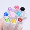 20pcs Empty Eyelash Brushes Tubes Reusable Eyelash Mascara Wand Container Sparkling  Lash Spoolies Combs Dust-proof Flask Case