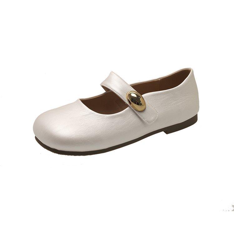 Мода Новая Весна Осень Плоские Мэри Джейн Женские Туфли Круглый Носок Неглубокий Вырез Повседневные Туфли для Женщин Слипоны Однотонные Мягкая Подошва Балетки