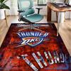 Custom Name Rug Thunder OKC Basketball Area Rug Suitable for Indoor And Outdoor,Carpets for Homes, Offices,Living Rooms,Home Decor,Christmas Gift