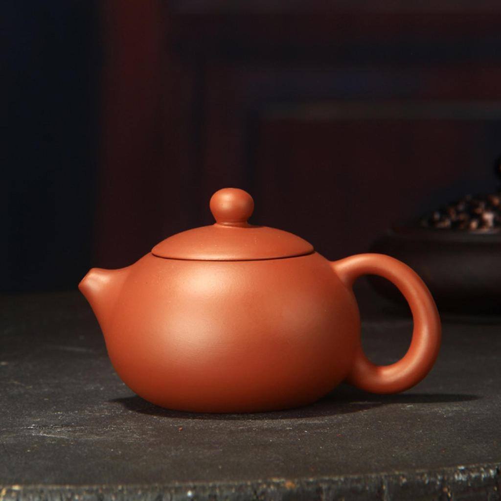 Расписанный вручную чайник «Цзыша», фиолетовый глиняный чайник с декором в виде ситечка, китайский антикварный чайник для