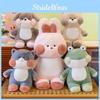 Dog Rabbit Animal Frog Cat Bear Dog Plush Toy Cartoon Stuffed Doll Decoration