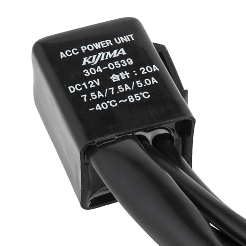 Kijima Bike Parts Accessory Power Unit Accessory Power Supply 3 Systems 7.5A x 2 + 5A x 1 304-0539