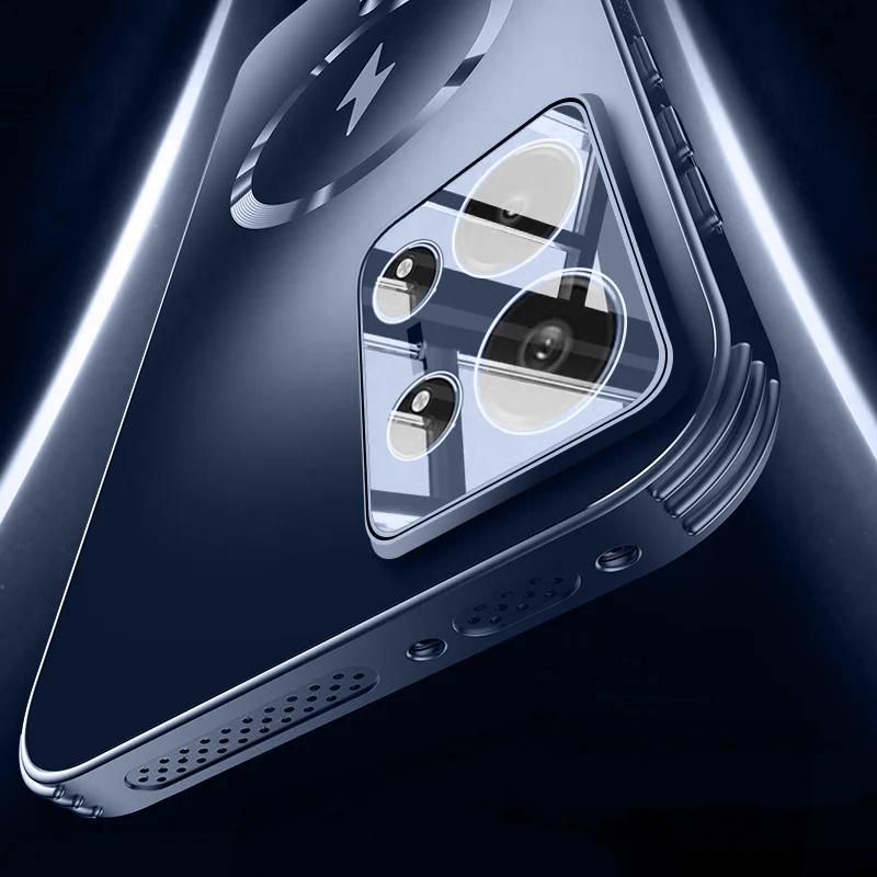 Case for Oppo Reno 13, MagSafe, blue