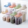Transparent Rice Bucket Rice Storage Box Household Kitchen Grain Sealed Tank Storage Box Storage Tank Flour Bucket Rice Tank