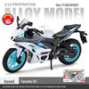 Кавасаки 1:12 Модель мотоцикла Ducati Alloy со звуком для детей