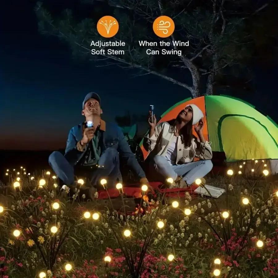 Xiaomi Светодиодные солнечные садовые фонари 'Светлячок', водонепроницаемые, яркие, для патио, дорожек, рождественского украшения