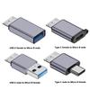 USB-A/Type-C на Micro B Адаптер для передачи данных 7,5 Вт Портативный Конвертер USB3.1 Gen2 10 Гбит/с для кабеля жесткого диска Мобильного телефона