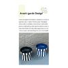 Elevated Striped Ceramic Pet Bowl – Anti-Slip Raised Food and Water Feeder for Cats and Small Dogs, Stylish Non-Tip Design