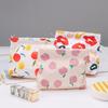 Новая высококачественная портативная сумка для хранения косметики, хлопковая, компактная, для губной помады, с автоматическим закрытием, органайзер для гигиенических прокладок, для путешествий
