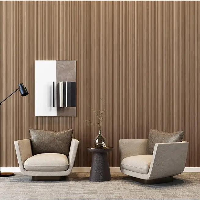 Современные минималистичные серые полосатые обои для фона гостиной спальни, несамоклеящиеся обои carta da parati