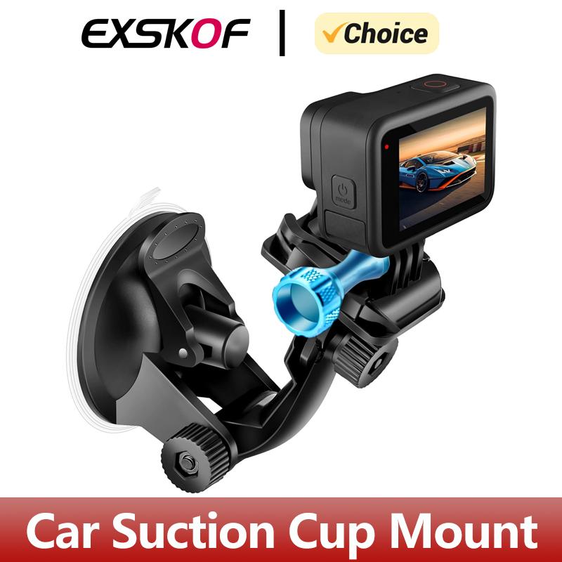 Car Suction Cup Mount for GoPro Hero 12 11 10 9 8 7 6 5 Session Black Silver DJI SJCAM AKASO Camera Holder Mounting Accessories