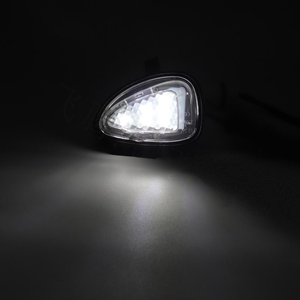 2 шт. светодиодные фонари для луж Canbus без ошибок белого цвета для VW Golf 6 MK6 GTI Touran 2011-2014 под зеркалом наземная лампа