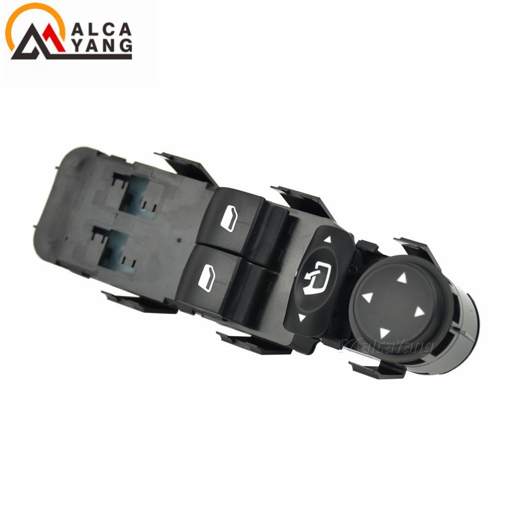 NEW High Quality Coupe Black Window Switch Mirror Adjustment Switch Left For Citroen C4 LC 2004 2005 2006 2007 2008 2009 2010