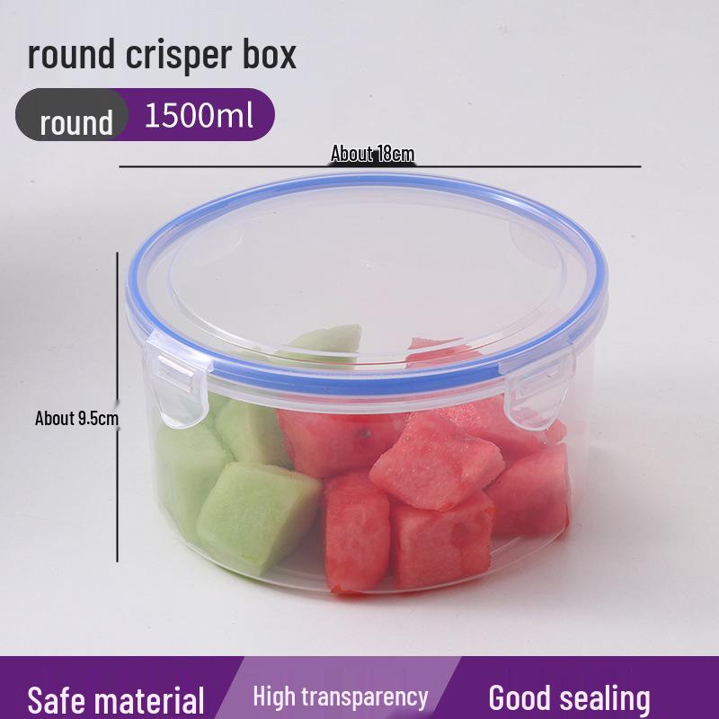 Многофункциональный герметичный пластиковый контейнер для хранения продуктов и ланч-бокс, пригодный для использования в микроволновой печи