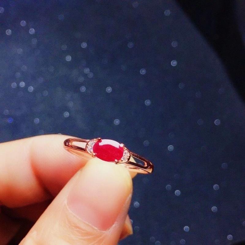 Дизайнерские классические новые кольца с инкрустацией геометрическими красными драгоценными камнями, регулируемые для женщин, модные и темпераментные украшения