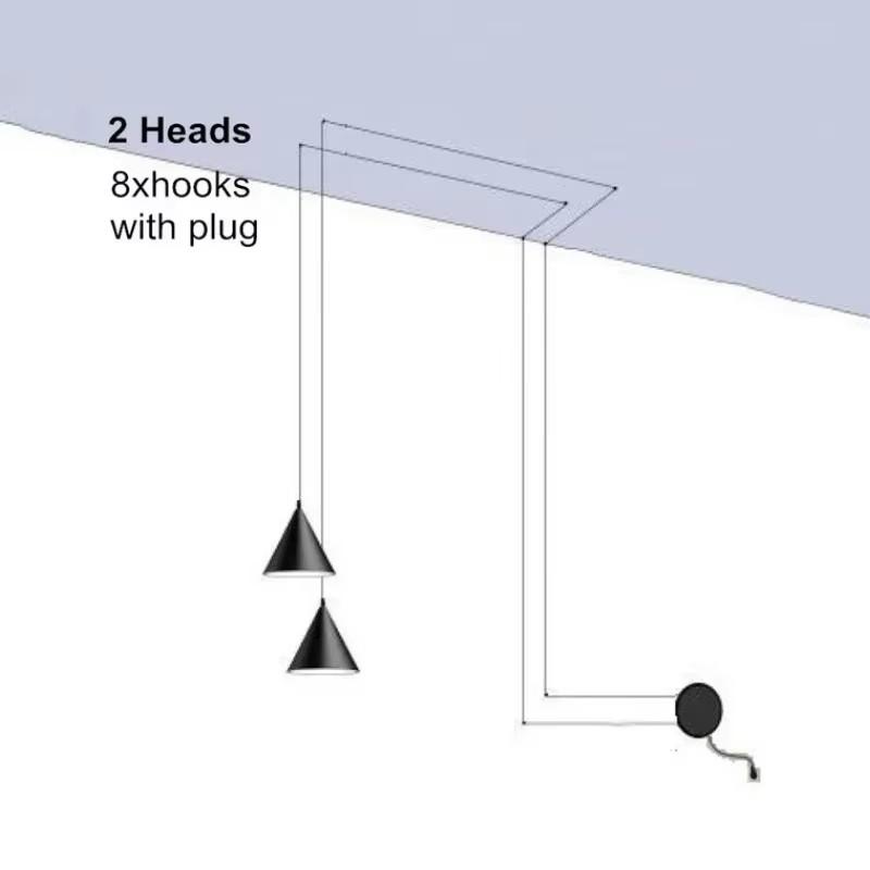 Современные подвесные светильники для гостиной, столовой, спальни, ночник, домашний декор, подвесной светильник, внутреннее освещение