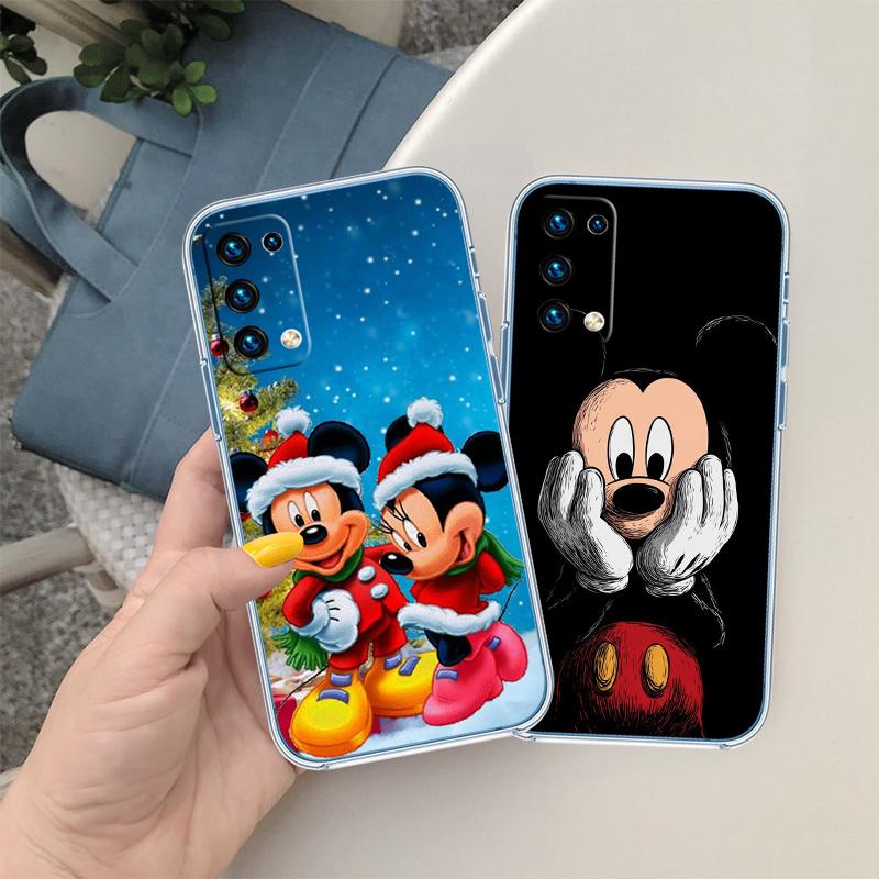 Прозрачный чехол для телефона Микки и Минни Маус для Motorola Moto G7 G8 G9 G84 G85 G73 G24 G15 Z2 Play Power Plus