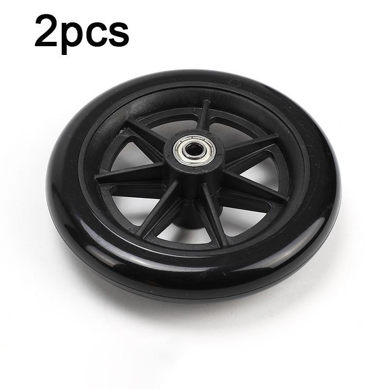2 шт. 6/8-дюймовые колесные диски для инвалидной коляски, сменные сплошные шины, износостойкие