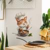 Мультяшный кот шеф-повар кухня ресторан дома настенный фон украшение украшения настенные наклейки