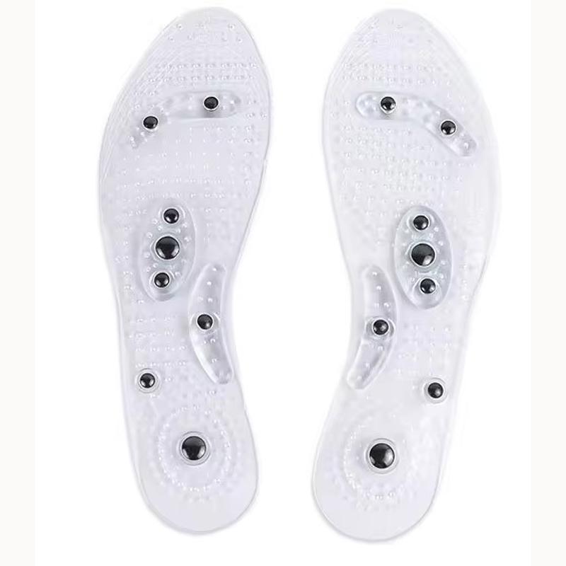 Foot  Acupressure Enhanced Massage Insoles Long Lasting Breathable Insoles for Men and Women Massage Transparent Insole