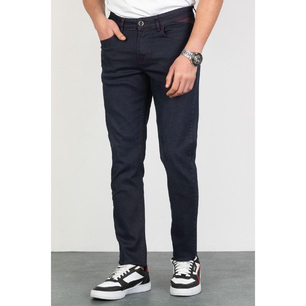 Мужские бежевые облегающие джинсы из гибкой лайкры Джинсы Hlthe001966