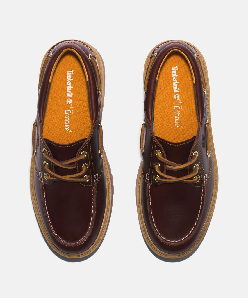 Timberland (Women'S) 3-Eye Premium Platform Boat Shoes - Burgundy / A2Qdm-D57