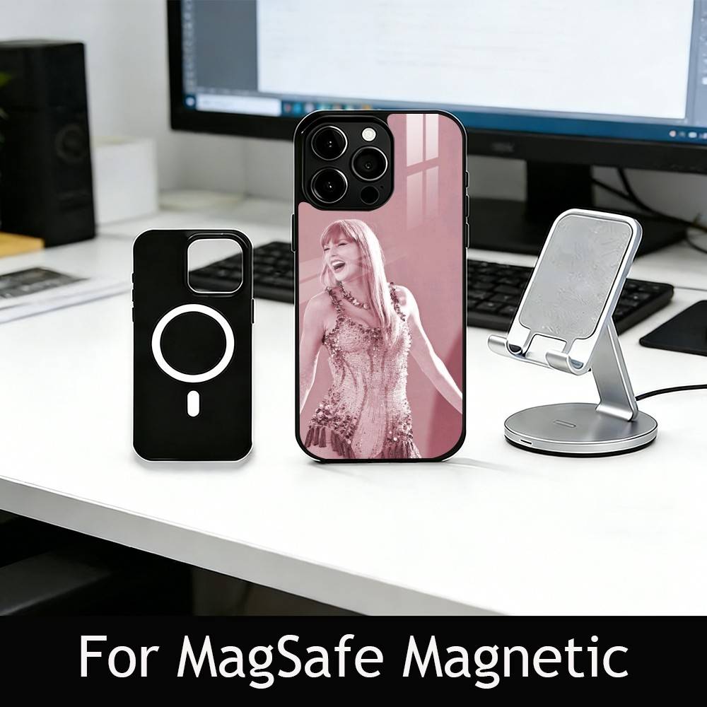 Чехол для телефона L-Life of a S-Showgirl для iPhone17,16,15,14,13,12,11 Plus,Pro Магнитный с поддержкой беспроводной зарядки Magsafe