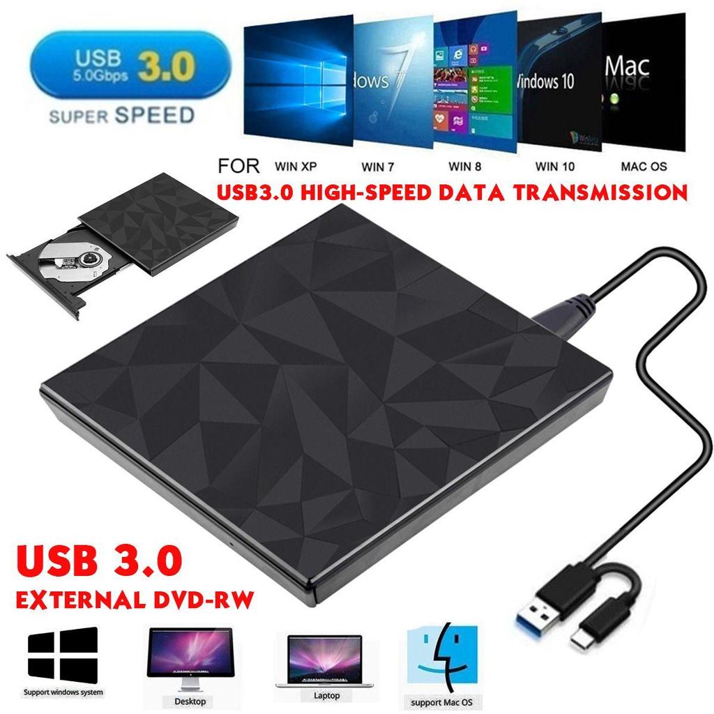 USB 3.0 и DVD-привод типа C, драйвер устройства записи компакт-дисков, высокоскоростное устройство записи и чтения без привода, внешний DVD-RW-плеер, записывающее устройство ReaderAA