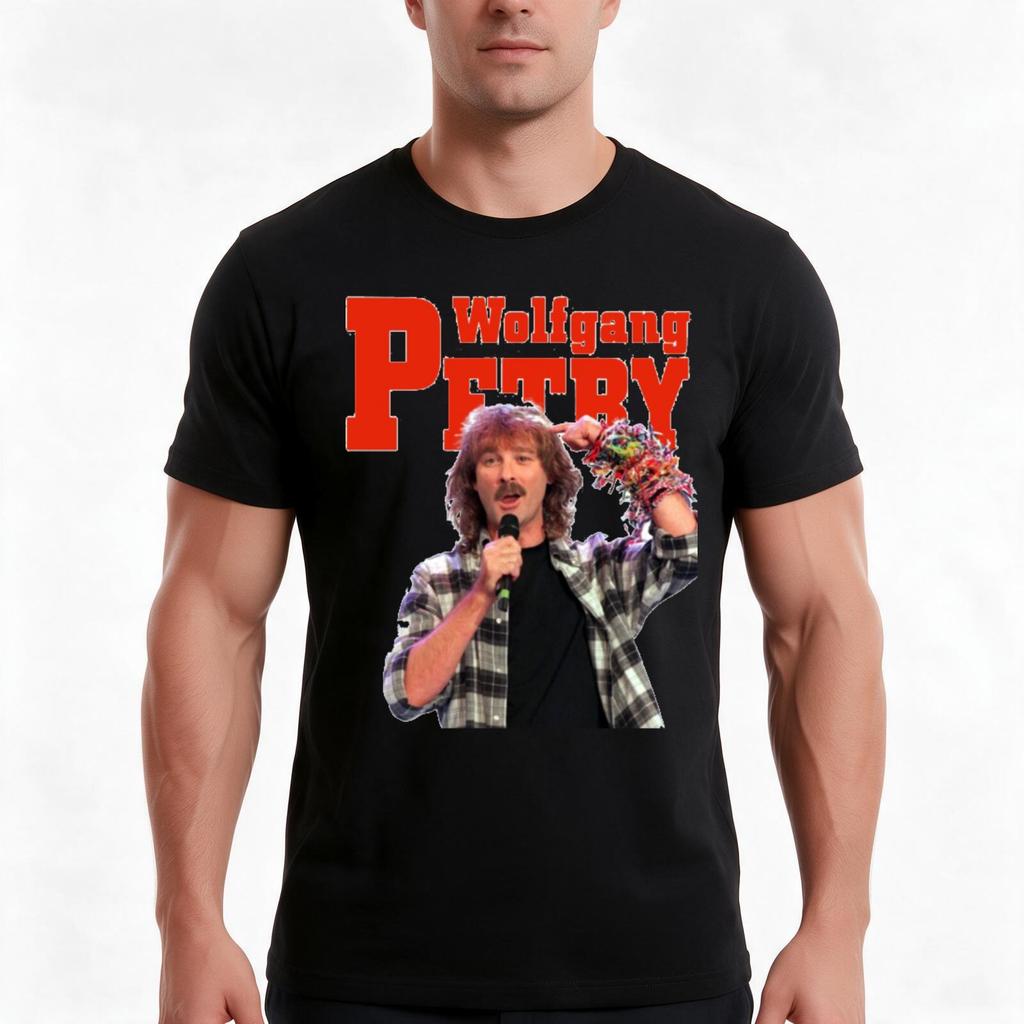 Wolfgang Petry Tshirt Summer Casual Cotton Tee Oversized Streetwear Tops Vintage Graphic Print Loose Fit Short Sleeve