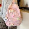 Schoolbag Cute High Value Large Capacity Ins College Students Backpack Soft Girl Japanese Joker Simple Backpack.