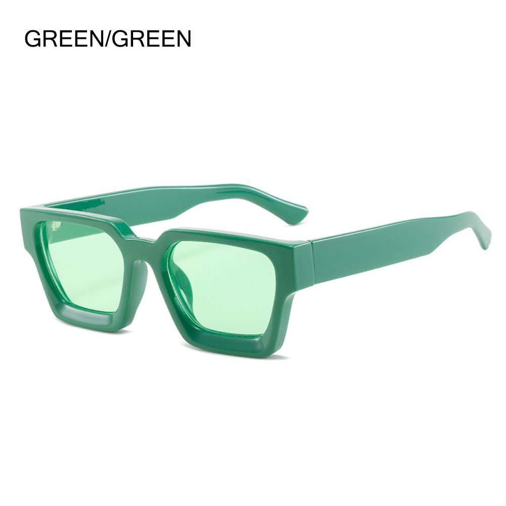Fashion Square Frame Eyewear Punk Retro Sunglasses Ladies Shades Shades Women Sunglasses