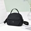 Women's Nylon Shoulder Bag Solid Color Portable Crossbody Bag