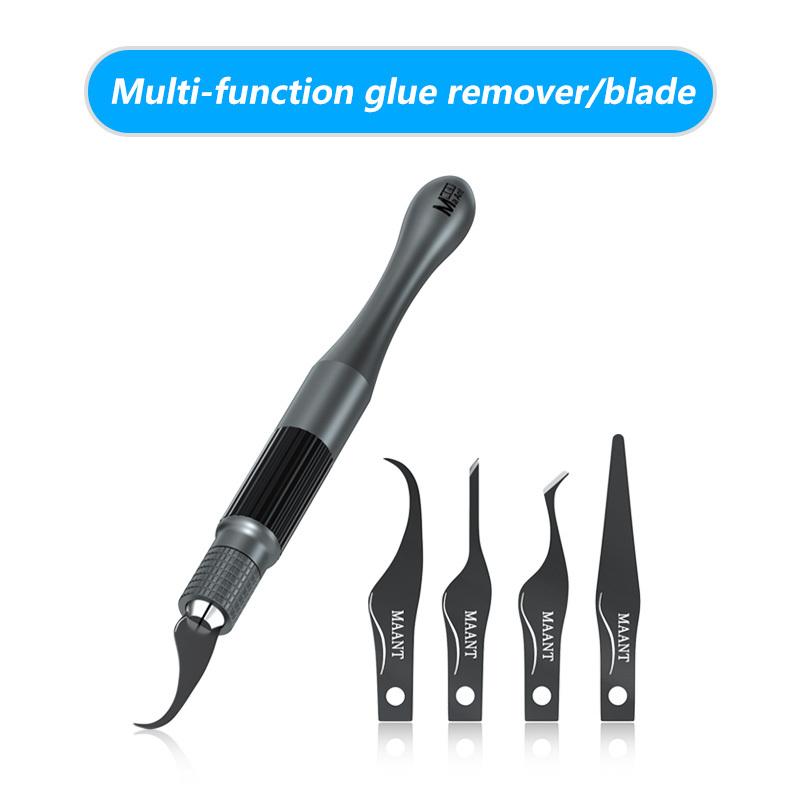 MaAnt 4 IN 1 Mobile Phone CPU NAND Glue Removal Blade Motherboard BGA Chip Scraper Pry Knife Rear Glass Disassembly Hand Tools
