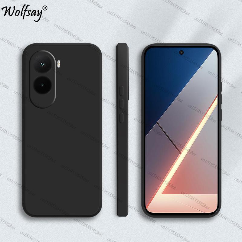 Case For Xiaomi Poco M7 Case Shockproof Soft TPU Original Liquid Silicone Back Case For Poco M7 Cover For Poco M7 Plus 5G Funda