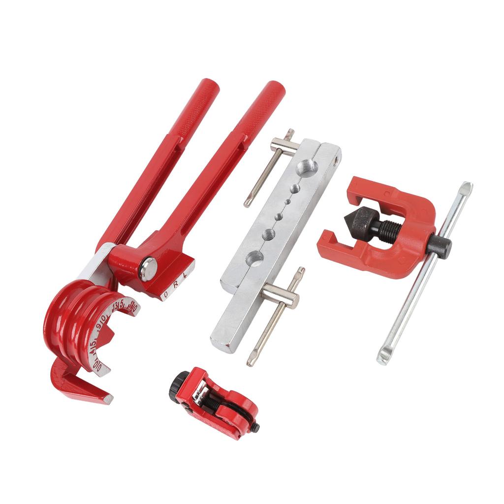 3 16 Inch Brake Line Kit Professional Copper Coated Brake Line Flaring Tool Kit for Most Hydraulic Braking Systems