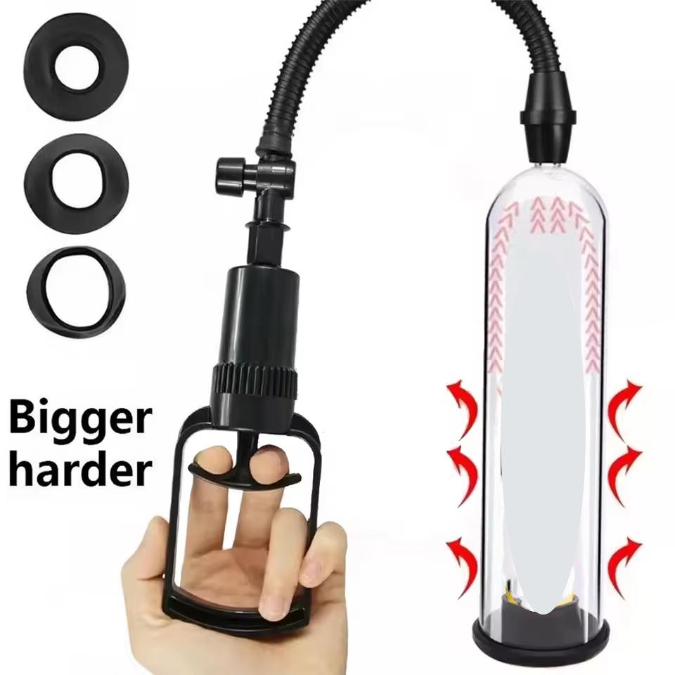 Penis Pump Penis Enlargement Vacuum Male Lasting Masturbator Dick Extender Man Cock Increase Length Enlarger Trainer Sexy Toys