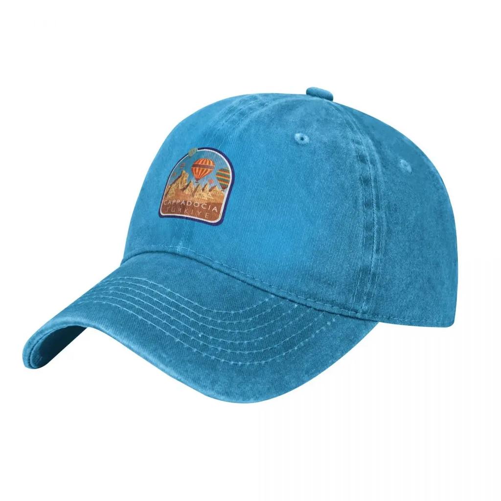 Cappadocia Turkey Trkiye Balloon Flight Sticker TShirt Baseball Cap Cosplay sailor cap for Unisex New Hat Boy Womens