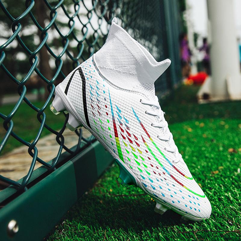 2024 Мужские футбольные бутсы большого размера Сверхлегкие футбольные бутсы для мальчиков Кроссовки Нескользящие футбольные бутсы AG/TF Ботильоны унисекс