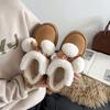 Fur Integrated Cute Thick-soled Snow Boots Women's 2025 New Winter Heightening Warm Piled Thickened Cotton Shoes
