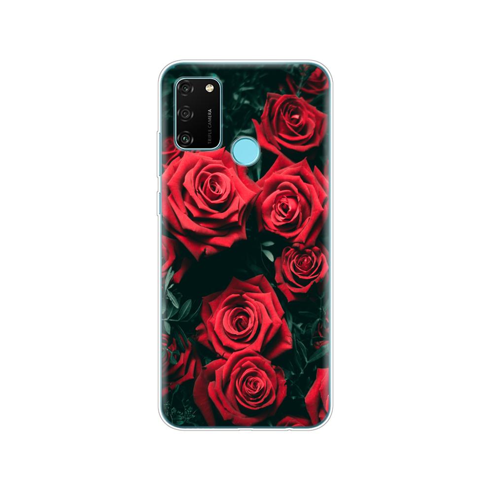 Чехол для HONOR 9A, чехол 6,3 дюйма; Мягкий силиконовый чехол из ТПУ для телефона Huawei Honor 9A 9 A MOA-LX9N, защитный чехол на заднюю панель, чехол Funda Shell