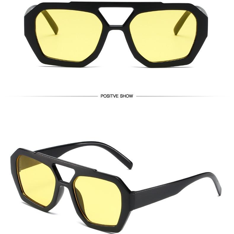 Модные женские солнцезащитные очки в стиле ретро с двойными перемычками, коричневые градиентные очки, большая оправа, модные роскошные дизайнерские солнцезащитные очки для мужчин, оттенки UV400