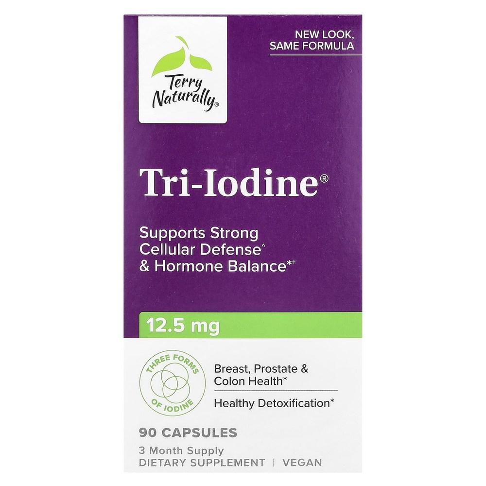 Terry Naturally Terry Naturally Tri-Iodine 12.5mg 90 Capsules 5 pcs
