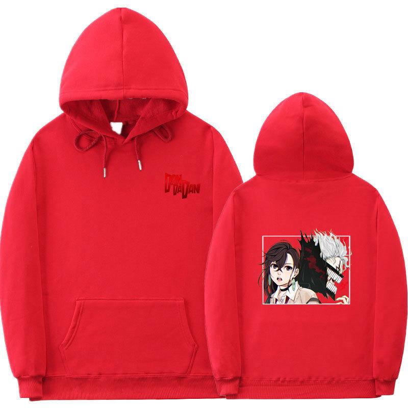 Аниме Дандадан Мужские Модные Худи Мужские Женские Толстовки с Капюшоном Хип-Хоп Повседневные Пуловеры Осень Мальчики Девочки Уличная Одежда Худи