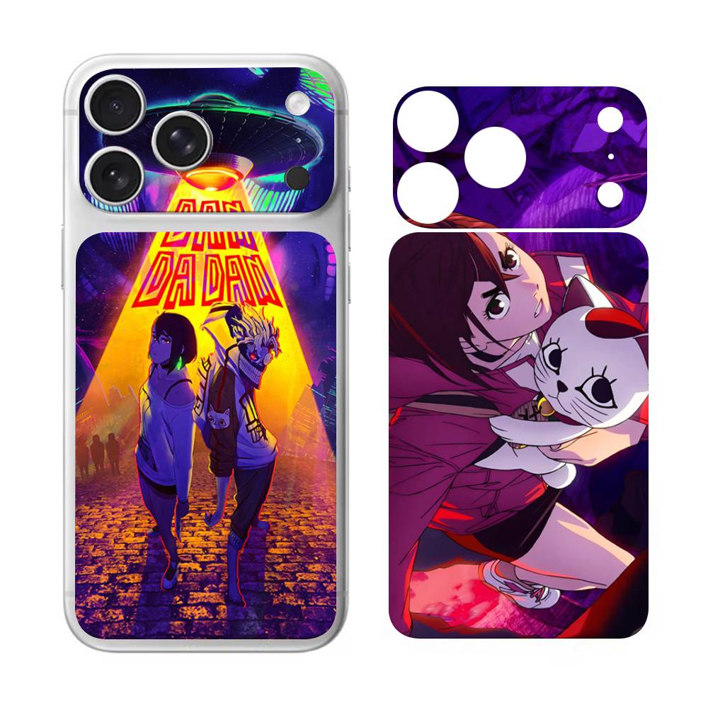Adventure Anime Dandadan For IPhone 17 Pro/17 Pro Max Protective Film For Back, Camera(Not Phone Case)