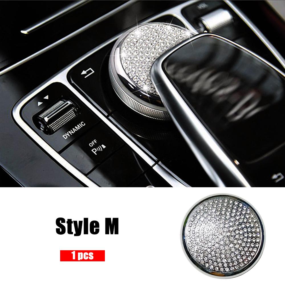 Для Mercedes Benz GLC 253 2015-украшение центральной консоли, ремонт, украшение в виде кольца с кристаллами и бриллиантами, внутренние молдинги